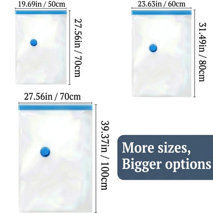 19-Piece Travel Vacuum Storage Bag Set - 7 Vacuum Compression Bags with Electric Pump for Comforters, Blankets, and Clothing - Essential Space Saver for Travel