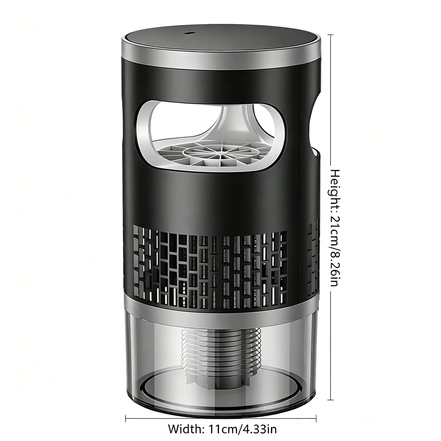 2026 Enhanced Indoor Electric Bug Zapper – UV Light and Suction Insect Trap with Ultra-Quiet Operation, Effective Mosquito, Fly, and Gnat Catcher for Bedrooms, Kitchens, Indoor Plants, and Home Use