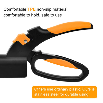 SZHLUX 360-Degree Swivel Blade Grass Shears with Ultra-Sharp 5-Inch Stainless Steel Blades for Precision Gardening and Plant Cutting